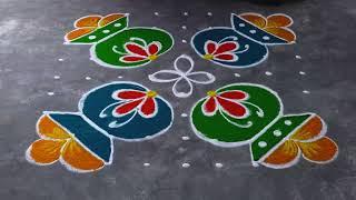 Sankranthi muggulu || chukkala muggulu || pongal kolam || rangoli ||