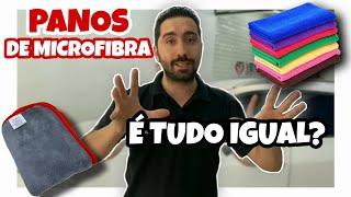 VOCÊ SABE PARA QUE SERVE CADA PANO DE MICROFIBRA? | Aprenda comigo!