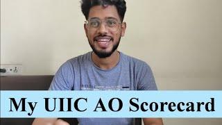 My UIIC AO Scorecard | Abhishek Barwal #result #scorecard #uiicao #bankresult #banking