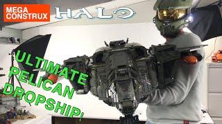 Halo Mega Construx ULTIMATE Pelican Dropship MOC - OVERVIEW