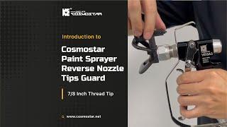 Cosmostar Paint Sprayer Reverse Nozzle Tips Guard