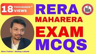 #MahaRERA Exam MCQs: Essential Questions and Answers | RERA Exam MCQs | MahaRERA Training #maharera