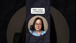 «100% 棉织物» ️ 100% холопок перевод на китайском, пользуйся  #китай #пиндодо #хлопок
