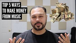 5 Different Ways To Make Money From Music