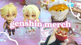 cute genshin merch i didn’t need but definitely wanted | unboxing klee pods, plushies + more 