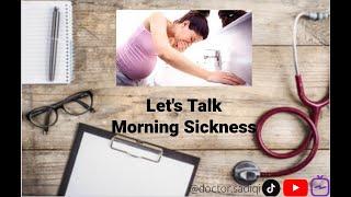 What causes morning sickness?