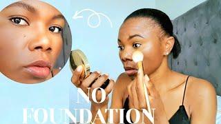 NO FOUNDATION everyday makeup / *tips on how to get rid of acne & cover blemishes |Noa Penda