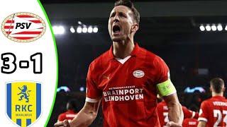 PSV Eindhoven vs RKC Waalwijk 1-1 Highlights | Eredivisie 2024 Efootball Game Play