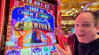 I Hit the HAMMER BONUS on Buffalo Jackpot Carnival!