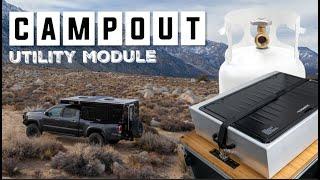 Camp Out Modular Camper from Four Wheel Campers: Utility Module Breakdown