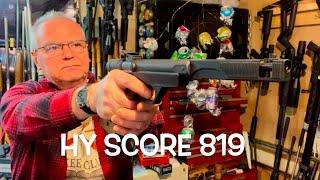 Hy score model 819 (Diana 10) testing after reseal & review guest appearance Geco 6 & FWB 65