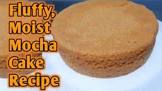 Fluffy, Moist Mocha Cake Recipe