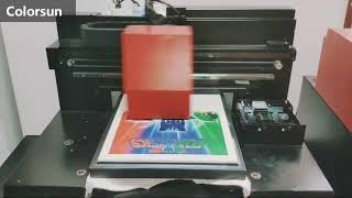 colorsun A3 3060 with 2 heads printer printing white tshirts