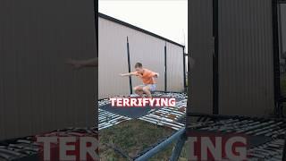 Double Flip on INSANE TRAMPOLINE #flips #viral #shorts