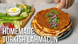 Turkish Lahmacun Recipe - Homemade Lamb Flatbreads