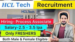 HCL Recruitment 2025 || HCL Hiring Freshers || HCL Jobs