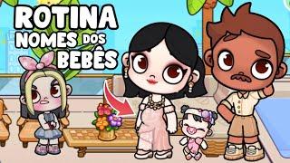 ROTINA NOMES DOS BEBÊS | AVATAR WORLD ROTINAS E HISTÓRIAS