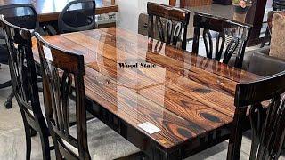 Wooden Dining Table Designs 2024 | Latest Dining Table 2024