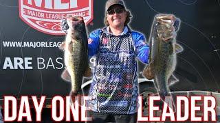 Leading Day One of @MLF5Offical Toyota Series on Lake Okeechobee Livescoping w/ 23lbs 2oz