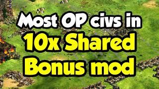 The Most OP “10x Shared Civ Bonus” Civilizations! (AoE2)