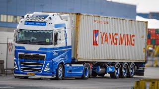 Trucks at Waalhaven, Port of Rotterdam