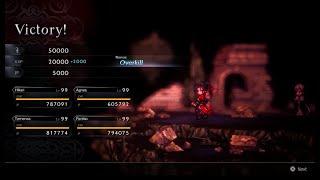 Octopath Traveler 2 Secret Boss (No Subclasses, No Duplicate Battle Tested)