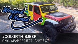 WRAPPED & NAMED - #ColorThisJeep Jeep Vinyl Wrap Project - Part 6, Panels 13 & 14