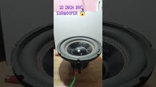 10 inch dual voice coil subwoofer bass test #viral #youtubeshorts #shortvideo