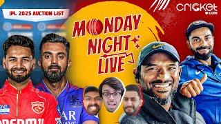 IPL 2025 Mega Auction List DISCUSSIONS & BGT Memories ft. R Sridhar I Monday Night Live I Episode 54