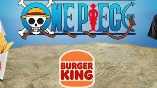 One Piece Burger King Menü mit coolen Fan Shirts