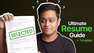 How to craft the perfect resume for freshers #resume #huggingface