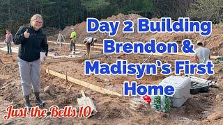 Day 2 Working on the FOUNDATiON~ Time for Footings