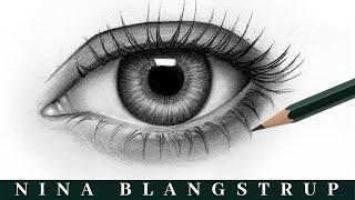 How to Draw a Realistic Eye - Step by Step Eye Tutorial - You can draw this!