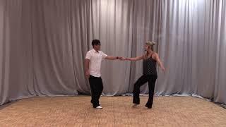 Jung & Margaret Adv Connection Footwork West Coast Swing  - Jay Byam Swing Dance Classic