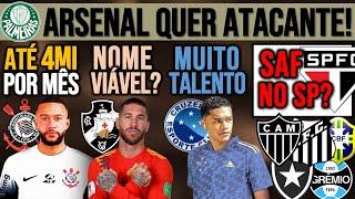 MEMPHIS: SALÁRIO DE ATÉ R$ 4MI! MARCIAL PERTO? SAF DO SP? ARSENAL QUER ALVIVERDE! ZÊRO, GALO, VASCO+