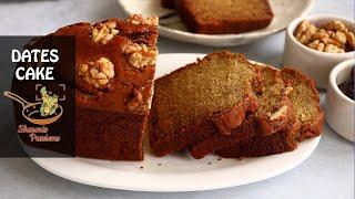 Dates Cake Recipe | Eggless Dates Cake Recipe