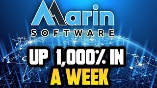 Marin Software Financial Stock Review: Up 10x in A Week ---  HOORAY SHORT SQUEEZE: $MRIN