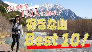 【山の総選挙】結果発表！みんなで決める好きな山ベスト10！