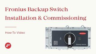 How-To Video: Fronius Backup Switch - Installation & Commissioning