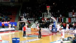 Varese - Cantù - Prepartita musica AC-DC - Basket Lega A1 - Stagione 2012/13