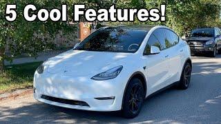 Here's 5 Cool 2021 Tesla Model Y Features!