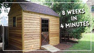 Building a Cedar Shed - Timelapse - 4K