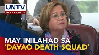 ‘DDS’ at ‘nanlaban’ scheme, inilahad ni ex-Sen. De Lima sa Quadcomm; Espinido, binawi ang pahayag