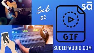 Fun GIFs set 02 of musicians and sound engineers from India || converSAtions || SudeepAudio.com