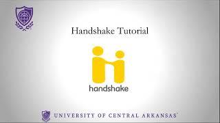 Handshake Video Guide   Completing Your Student Account