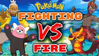 We Only Catch FIRE or FIGHTING Type Pokemon... Then We FIGHT!