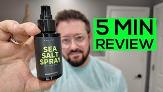 Honor Initiative Sea Salt Spray l 5 Min Review