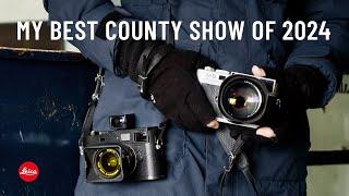 I took my 28mm & 50mm to photograph the last county show of the year. This is what happened.