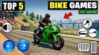 Top 5 New Bike Driving Games For Android | Best Bike Games For Mobile 2024