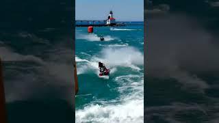 Insane Jetski races Must See Drone Footage #shorts #drones #race